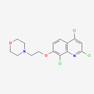 2,4,8-Trichloro-7-(2-morpholin-4-yl-ethoxy)-quinoline