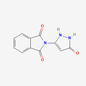 2-(5-hydroxy-1H-pyrazol-3-yl)isoindoline-1,3-dione