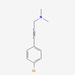 3-(4-bromophenyl)-N,N-dimethylprop-2-yn-1-amine