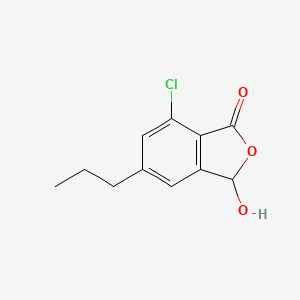 (+/-)-7-Chloro-3-hydroxy-5-propylisobenzofuran-1(3H)-one