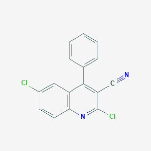 2,6-Dichloro-4-phenyl-quinoline-3-carbonitrile