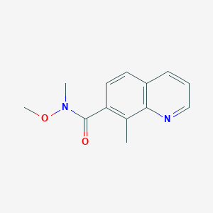 N-Methoxy-N,8-dimethylquinoline-7-carboxamide