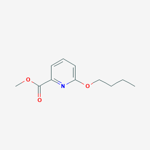 molecular formula C11H15NO3 B8382127 Methyl 6-butoxypyridine-2-carboxylate 