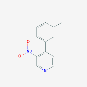 4-(5-Methylcyclohexa-1,3-dienyl)-3-nitropyridine