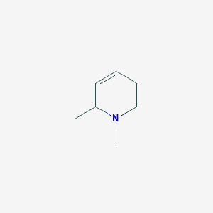 molecular formula C7H13N B083824 Pyridine, 1,2,5,6-tetrahydro-1,2-dimethyl- CAS No. 15031-95-5