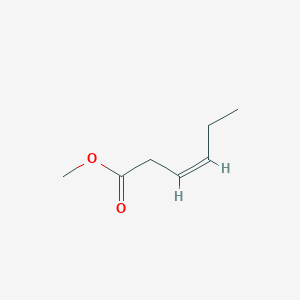 molecular formula C7H12O2 B083825 methyl (Z)-3-hexenoate CAS No. 13894-62-7