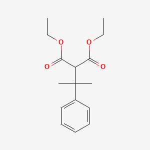 molecular formula C16H22O4 B8382597 diethyl 2-(2-phenylpropan-2-yl)malonate CAS No. 78775-63-0