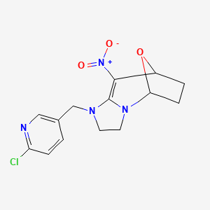 molecular formula C14H15ClN4O3 B8382766 Cycloxaprid 