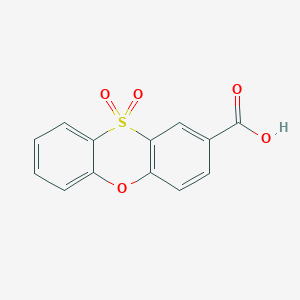 molecular formula C13H8O5S B8382781 2-Carboxyphenoxathiin-10,10-dioxide 