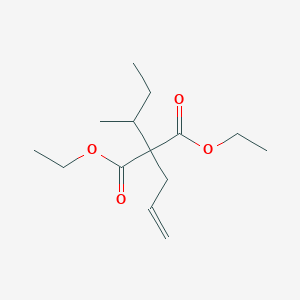 molecular formula C14H24O4 B8382800 diethyl 2-allyl-2-(sec-butyl)malonate CAS No. 59726-41-9
