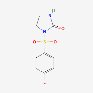1-(4-Fluorophenylsulphonyl)-2-oxo-tetrahydroimidazole