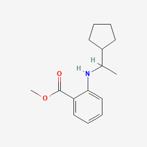 Methyl (1-cyclopentylethylamino)benzoate