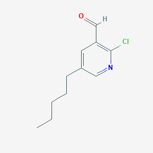 2-Chloro-5-pentylnicotinaldehyde