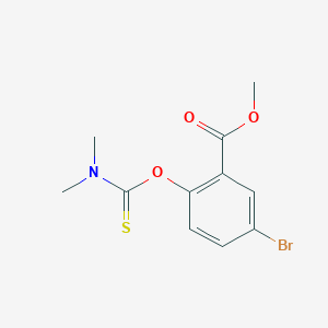5-Bromo-2-dimethylthiocarbamoyloxy-benzoic acid methyl ester