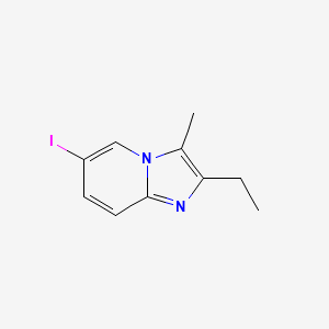 2-Ethyl-6-iodo-3-methylimidazo[1,2-a]pyridine
