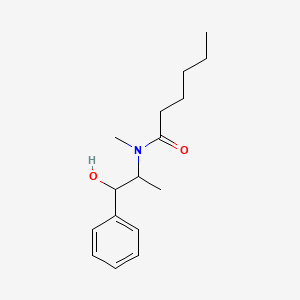 N-(2-hydroxy-1-methyl-2-phenylethyl)-N-methyl hexanamide