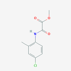 2-(4-Chloro-2-methylanilino)-2-oxoacetic acid methyl ester