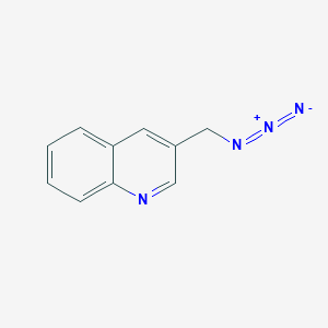 molecular formula C10H8N4 B8383077 3-(Azidomethyl)quinoline 