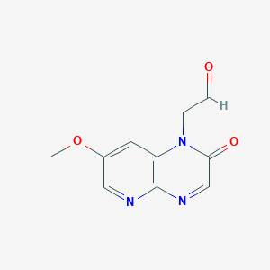 [7-(methyloxy)-2-oxopyrido[2,3-b]pyrazin-1(2H)-yl]acetaldehyde