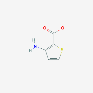 molecular formula C5H4NO2S- B8383156 3-Amino-2-thiophenecarboxylate 
