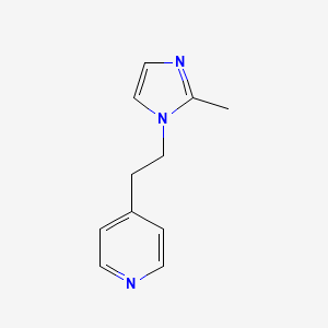 4-[2-(2-methyl-1H-imidazol-1-yl)ethyl]pyridine