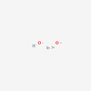 molecular formula HInO2 B083833 Indium hydroxide oxide CAS No. 12125-53-0