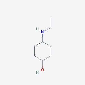 molecular formula C8H17NO B8383346 4-(Ethylamino)cyclohexanol CAS No. 93285-87-1