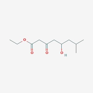 5-Hydroxy-7-methyl-3-oxo-octanoic acid ethyl ester