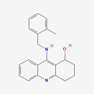 1,2,3,4-Tetrahydro-9-(((2-methylphenyl)methyl)amino)-1-acridinol