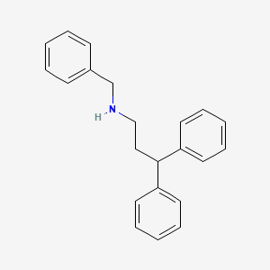 molecular formula C22H23N B8383561 N-benzyl-3,3-diphenylpropan-1-amine 