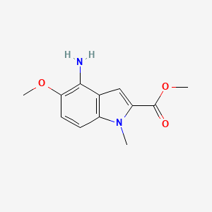 4-Amino-5-methoxy-1-methylindole-2-carboxylic acid methyl ester