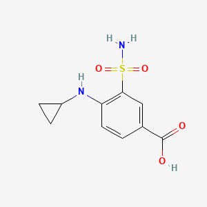 4-Cyclopropylamino-3-sulphamoylbenzoic acid
