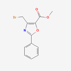 4-Bromomethyl-2-phenyl-oxazole-5-carboxylic acid methyl ester