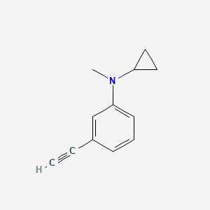 Cyclopropyl-(3-ethynyl-phenyl)-methyl-amine