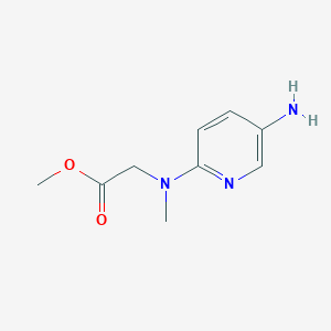 [(5-Amino-pyridin-2-yl)-methyl-amino]-acetic acid methyl ester