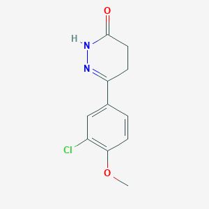 6-(3-Chloro-4-methoxyphenyl)-4,5-dihydro-3(2H)-pyridazinone