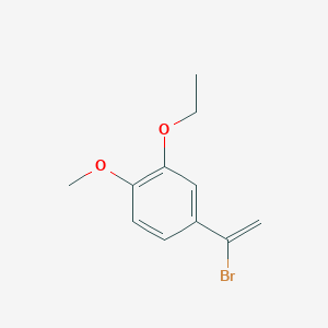 1-Bromo-1-(3-ethoxy-4-methoxyphenyl)ethene
