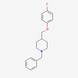 4-[(4-Fluorophenoxy)methyl]-1-benzylpiperidine