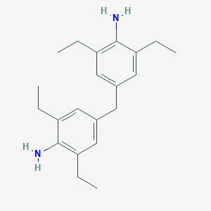 molecular formula C21H30N2 B083839 4,4'-Methylenebis(2,6-diethylaniline) CAS No. 13680-35-8