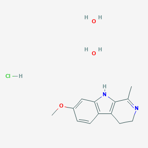 molecular formula C13H19ClN2O3 B008384 Harmaline hydrochloride dihydrate CAS No. 6027-98-1