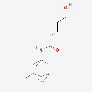 molecular formula C15H25NO2 B8384149 N-adamantyl-5-hydroxypentanamide 