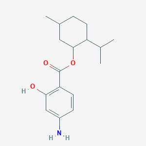 molecular formula C17H25NO3 B8384181 Menthyl-para-aminosalicylate 