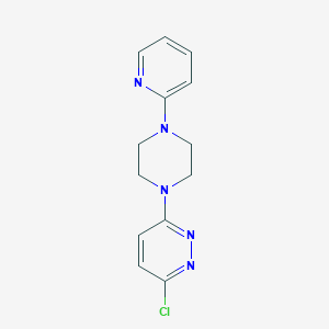 3-Chloro-6-[4-(2-pyridinyl)-1-piperazinyl]pyridazine