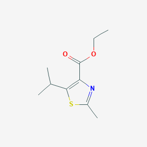 Ethyl 2-methyl-5-(1-methylethyl)-1,3-thiazole-4-carboxylate