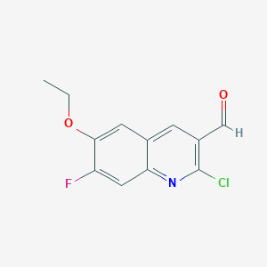 2-Chloro-6-ethoxy-7-fluoroquinoline-3-carbaldehyde