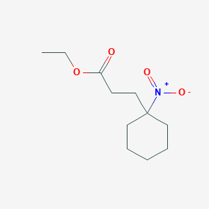 1-Nitro-l-(2-ethoxycarbonylethyl)cyclohexane