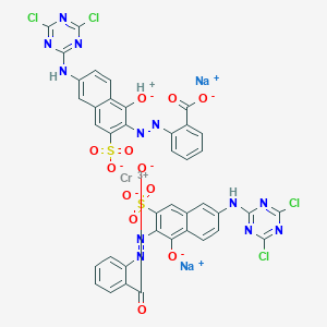 molecular formula C40H19Cl4CrN12Na2O12S2 B083843 Procion Brown MX 5BR CAS No. 12225-67-1