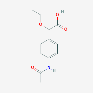 2-(4-Acetamidophenyl)-2-ethoxyacetic acid