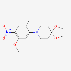 8-(5-Methoxy-2-methyl-4-nitrophenyl)-1,4-dioxa-8-azaspiro[4.5]decane