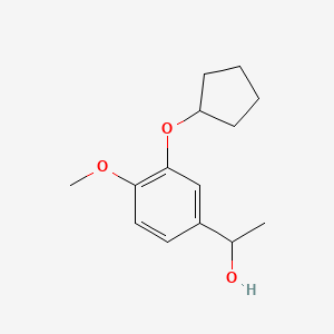 1-(3-Cyclopentyloxy-4-methoxyphenyl)ethanol